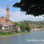 Die Etsch in Verona